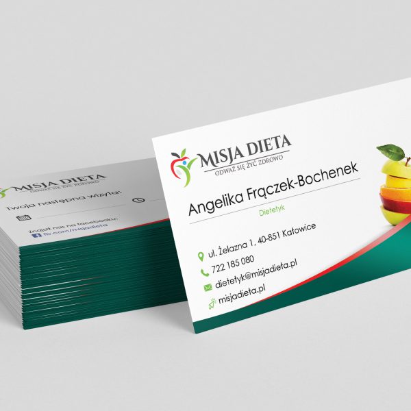 Wizytówka – Dietetyk Misja Dieta